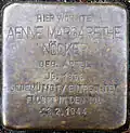 Stolperstein für Aenne Margarethe Nöcker (Am Krieler Dom 15)