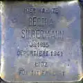 Stolperstein für Bertha Silbermann (Brüsseler Straße 65)