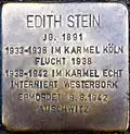 Stolperstein für Edith Stein (Werthmannstraße 1)