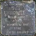 Stolperstein für Elsa Buchholz (Theresienstraße 75)