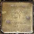 Stolperstein für Jean Pierre May