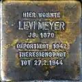 Stolperstein für Levi Meyer (Brabanter Straße 27)
