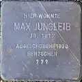 Stolperstein für Max Jungleib (Fleischmengergasse 24)