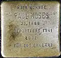 Stolperstein für Paul Moses (Neumarkt 25)
