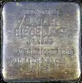 Stolperstein für Rafael Siegellack (Thieboldsgasse 134)