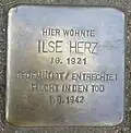 Stolperstein für Ilse Herz (Blumenthalstraße 2)