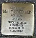 Stolperstein für Betty Heidenheim (Ebertplatz 15)