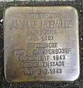 Stolperstein für Amalie Horwitz (Ewaldistraße 9)
