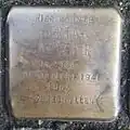 Stolperstein für Berta Metzger (Hansaring 109)