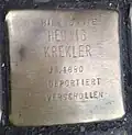 Stolperstein für Hedwig Krekler (Hansaring 109)