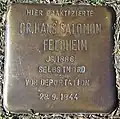 Stolperstein für Hans Salomon Feldheim (Kamekestraße 19)