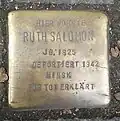 Stolperstein für Ruth Salomon (Neusser Straße 91)