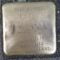 Stolperstein für Karl Zeligmann (Ritterstraße 61)