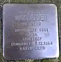 Stolperstein für Max Leiser (Spichernstraße 30)