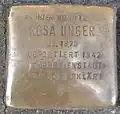 Stolperstein für Rosa Unger (Venloer Straße 23)