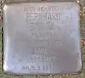 Stolperstein für Bernhard Barmé (Werderstraße 5)