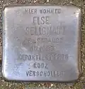 Stolperstein für Else Seligmann (Werderstraße 5)