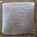 Stolperstein für Hedwig Katz (Werderstraße 5)