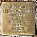 Stolperstein Gerti Davidsohn