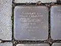der Stolperstein für Karl Horn