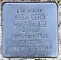 Stolperstein für Alex Gerd Panthauer
