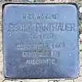 Stolperstein für Ursula Panthauer