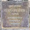 Stolperstein für Hermann Lewin