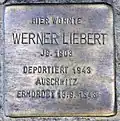 Stolperstein für Werner Liebert