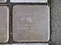 der Stolperstein für Martha Jonas