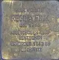 Stolperstein für Regina Fink (Brüsseler Platz 11)