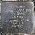 Anna Glogauer (verlegt 2010)