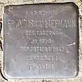 Stolperstein für Franziska Liefmann