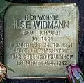 Stolperstein für Ilse Widmann