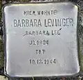 Stolperstein für Barbara Levinger