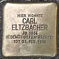 Stolperstein für Carl Eltzbacher (Habsburgerring 3)