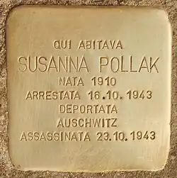 Stolperstein für Susanna Pollak