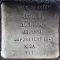 Stolperstein für Albert Schnock (Kartäuserwall 7)