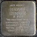Stolperstein für Benjamin Steinbock (Thieboldsgasse 6)