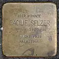 Stolperstein für Cäcilie Selzer (Görresstraße 15)