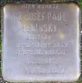 Stolperstein für Dr. Josef Paul Lewinsky (Rubensstraße 33)