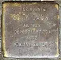 Stolperstein für Edith Baum (Schaevenstraße 4)