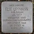 Stolperstein für Else Lippmann (Bachemer Straße 327)