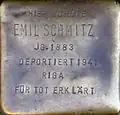 Stolperstein für Emil Schmitz (Severinswall 12)