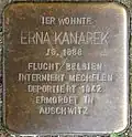 Stolperstein für Erna Kanarek (Kleiner Griechenmarkt 31)