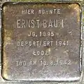 Stolperstein für Ernst Baum (Schaevenstraße 4)