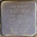 Stolperstein für Esther Stern (Zülpicher Platz 1)