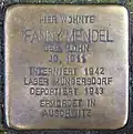 Stolperstein für Fanny Mendel (Aachener Straße 67)