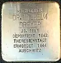 Stolperstein für Wilhelm Dreyer (Vogelsanger Straße 1)