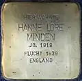 Stolperstein für Hanne Lore Minden (Spichernstraße 57)
