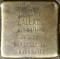 Stolperstein für Hedwig Wallach (Wichterichstraße 26)